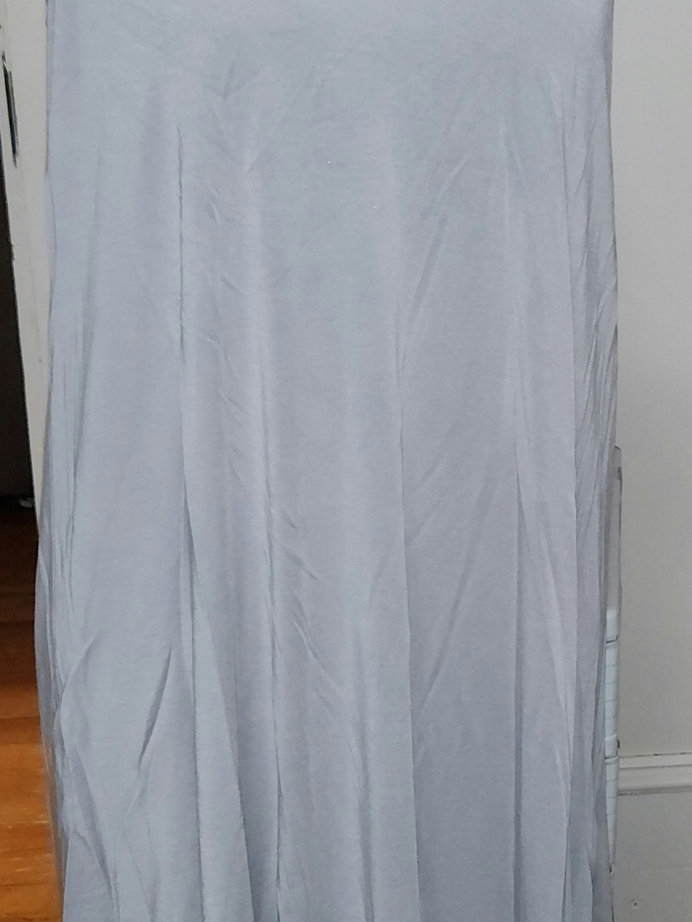 Women’s Maxi Dress - Light Gray Sleeveless